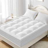 YUGYVOB Queen Topper 800gsm for plush support and pressure relief.