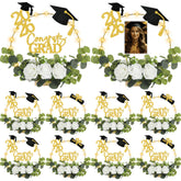 Yunsailing 8-hoop centerpiece for Class of 2026 tables, durable and elegant.