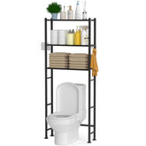 Yutrchey 3-tier over-toilet storage shelf keeps toiletries organized in a compact bathroom.