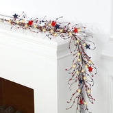Yuxung 250th anniversary garland with bendable branches for versatile indoor decor.