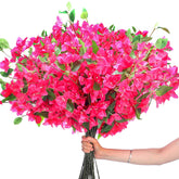Yuxung bougainvillea branch rose red for elegant indoor decor.