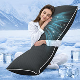 YZ HOME cooling body pillow with blue memory foam for side sleepers.