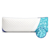 YZ HOME long body pillow with firm shredded memory foam fill for adults' support