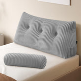Z-hom large wedge headboard pillow with ergonomic support for sitting up in bed.