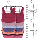 ZEDODIER 4-pack tank top hanger set saves closet space and keeps items organized.
