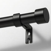 Zeerobee curtain rod 1inch diameter provides sturdy support for varied curtains.