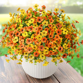ZFProcess artificial flowers 12bundles daisy outdoor provide vibrant year-round color.