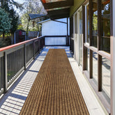 ZGR HOME&GARDEN Runner Rug front view showing low-profile design for hallways and entryways