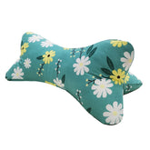 ZHIWEIKJ neck-bone travel pillow with removable cover for easy cleaning on the go.