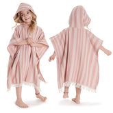 ZICOTO hooded towel for kids with poncho after beach time
