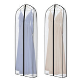 Zilink breathable dress bag keeps gowns aired and protected while stored