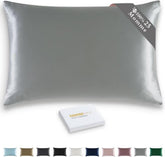 ZIMASILK 25 Momme silk pillowcase showing softness and luster for luxurious rest.