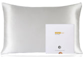 ZIMASILK pillowcase close-up reveals premium 6A mulberry silk texture for smooth skin.