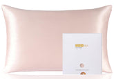 ZIMASILK pink pillowcase with hidden zipper for smooth hair and skin.