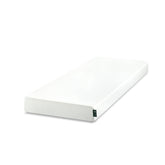 Zinus narrow twin mattress 30x75 shipped in a compressed box for easy setup.