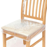 Zipcase clear chair slipcover 6-pack protects against spills and stains