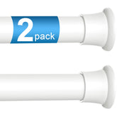 ZipGlo tension rod assembled to fit 30β62 inches with secure locking.