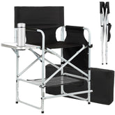 ZIXNEXKOO tall makeup chair 41in with sturdy steel frame for all-day use.