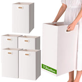 Zmybcpack 6-pack 13-gallon trash cans, stackable for party cleanup.