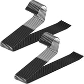 Zober non-slip open-ended pants hangers keep garments secure and snag-free.