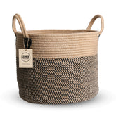 ZOES HOMEWARE natural jute basket for plant decor and display