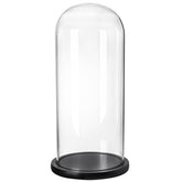 ZOOFOX 13-8 inch glass dome with base enhances keepsakes display.