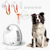 Zorymz portable pet nebulizer front view, compact design for easy home use.