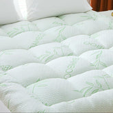 ZTVZTV extra thick topper closeup shows plush fabric texture for comfort