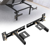 ZUAGCO headboard brackets with adjustable width for secure bed-frame mounting.
