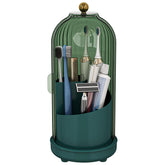 Zufudo toothbrush holder with cover demonstrates dustproof protection for clean storage.