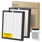 ZXBEER AP380 replacement filter pack front view for easy upgrades and consistent air quality