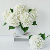ZYTUYO white silk hydrangeas full height add timeless elegance to any room.