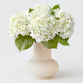 ZYTYUO white hydrangea head close-up showing realistic petals for elegant decor