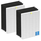 ZYZCBXZC C545 replacement filter front view for improved air quality