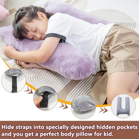 1 Middle One adjustable strap car pillow stays securely on seats.