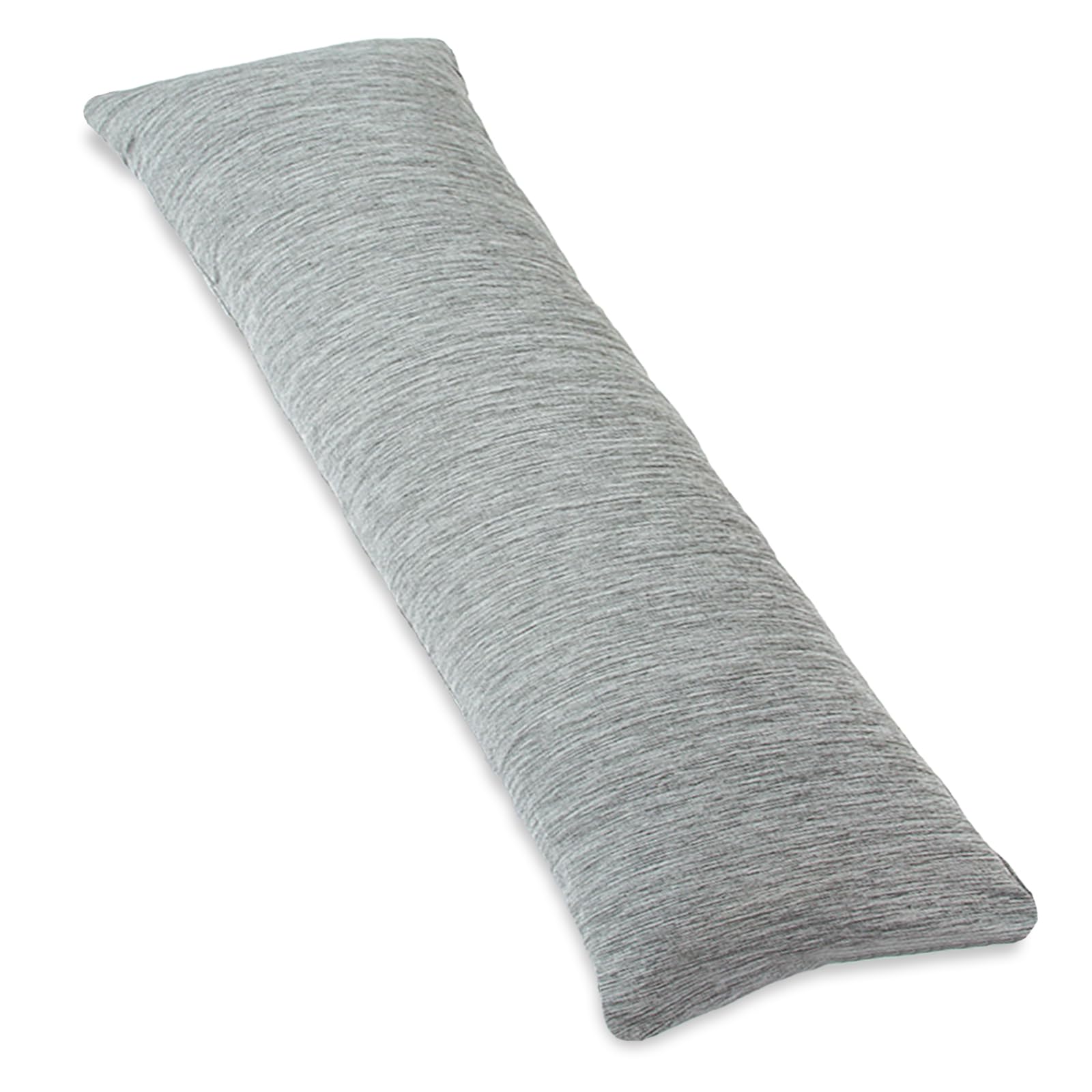 1 MIDDLE ONE body pillow on bed provides full-body support for side sleepers