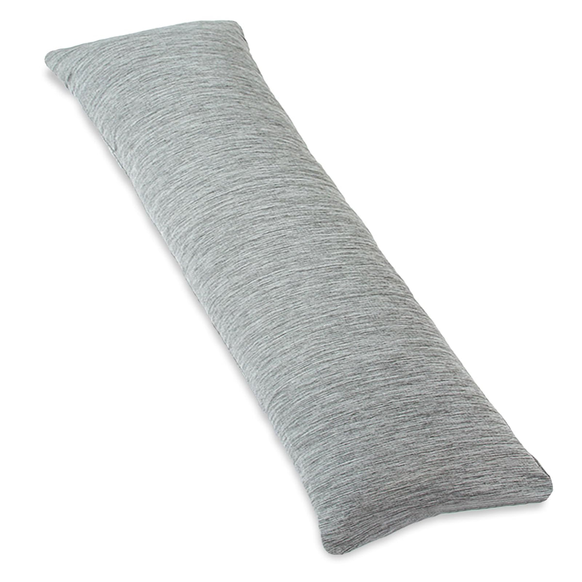 1 MIDDLE ONE body pillow on bed provides full-body support for side sleepers