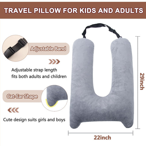 1 Middle One cat-ear design provides cozy sleep for kids.