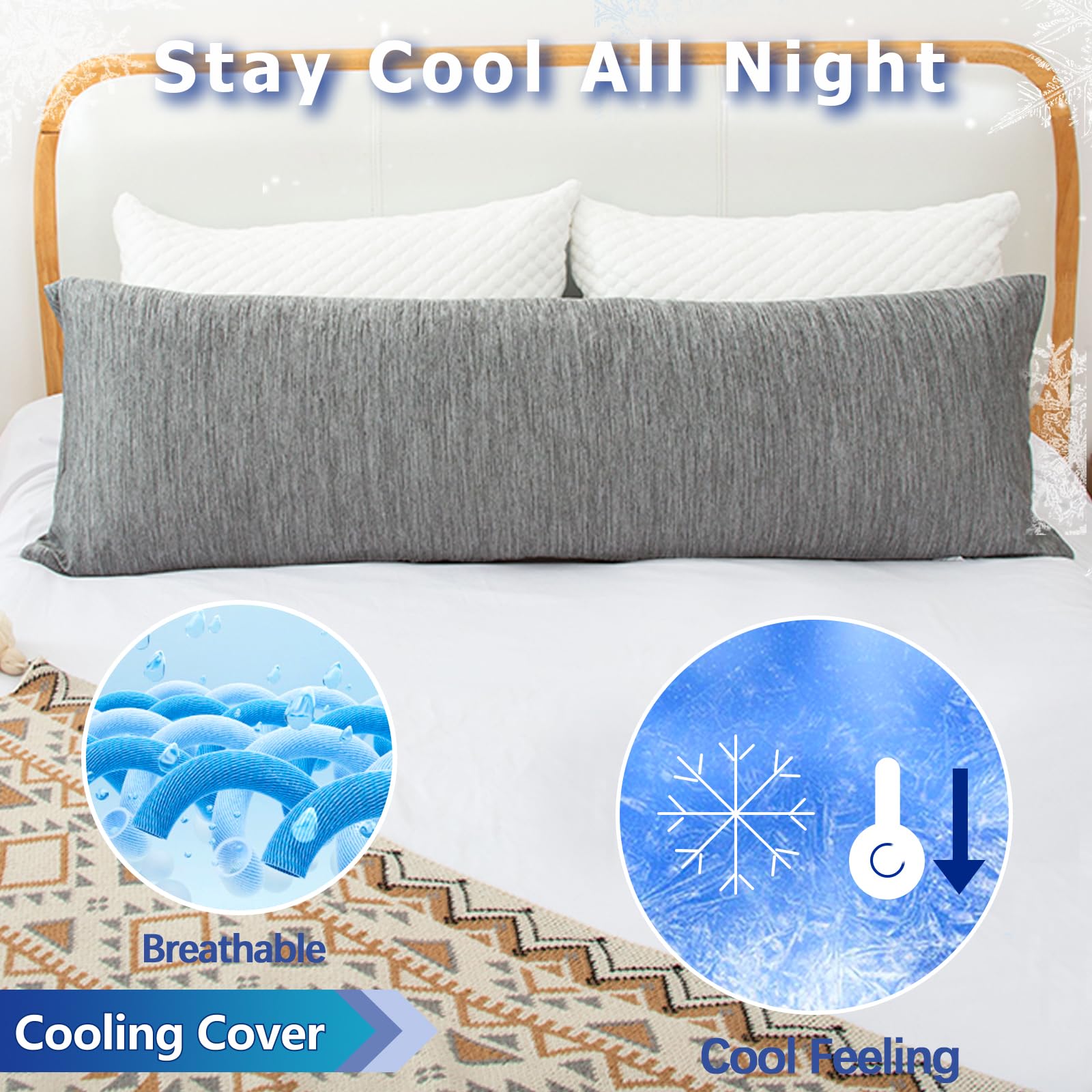 1 MIDDLE ONE memory foam filling detail contours to body for pressure relief