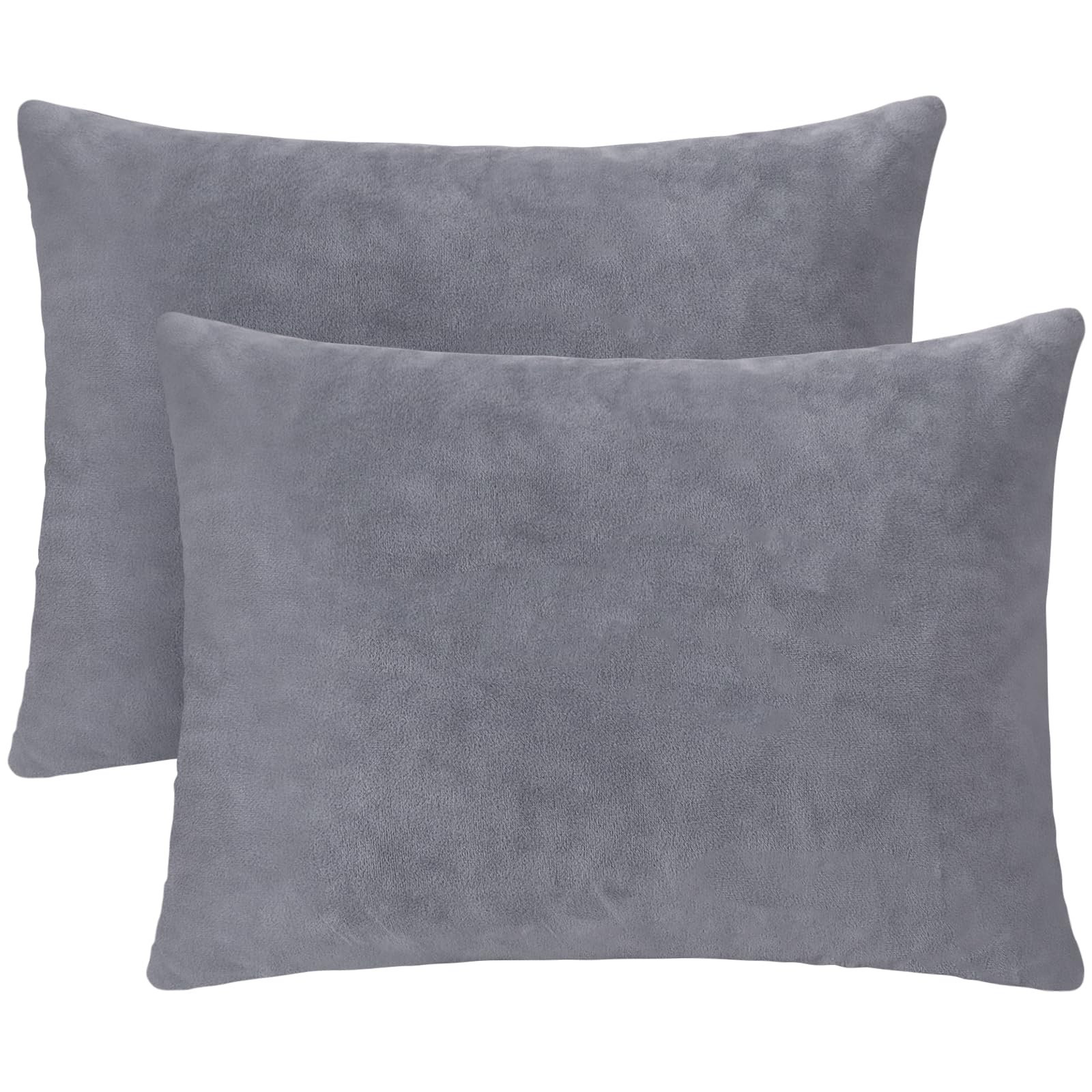 1 MIDDLE ONE small pillow in velvet cover, travel-ready neck support.