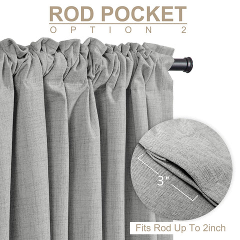 100% Blackout Shield thermal insulation helps maintain room temperature.