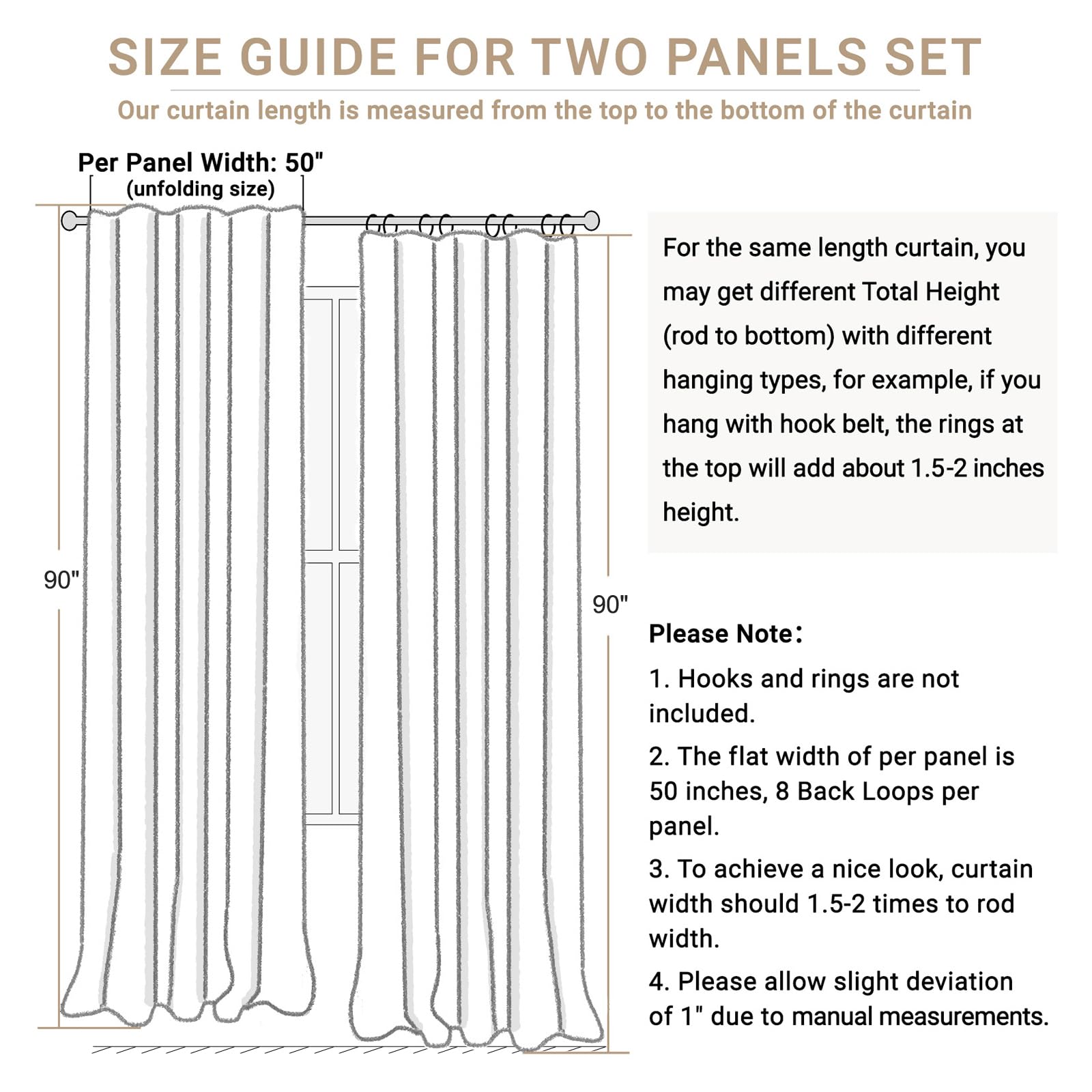 Machine-washable 100% Blackout Shield curtains for simple care