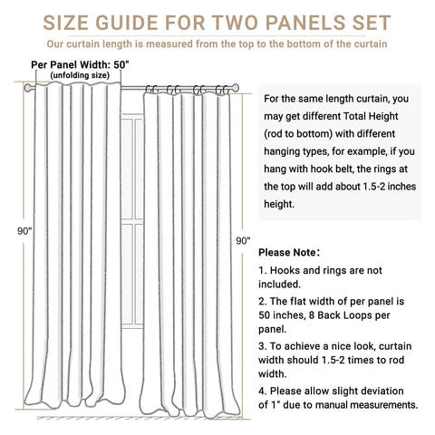 Machine-washable 100% Blackout Shield curtains for simple care