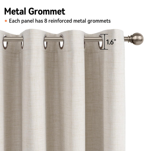 100% Blackout Shield textured polyester fabric ready for everyday use