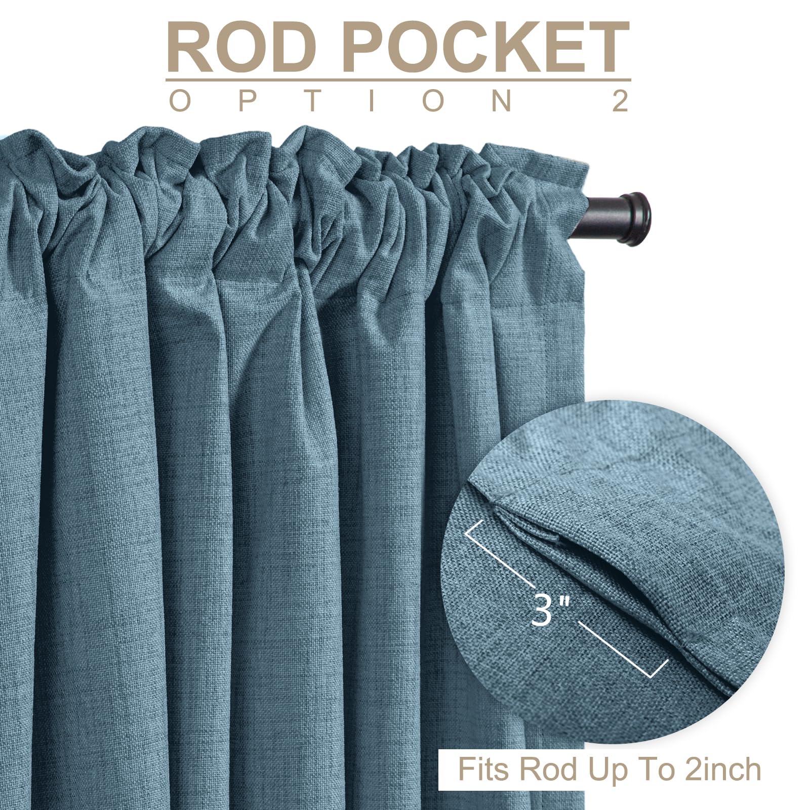 Thermal insulated Blackout Shield curtains for temperature control in a room