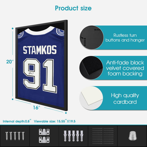 1DOT2 Metal hangers enable versatile vertical or horizontal display