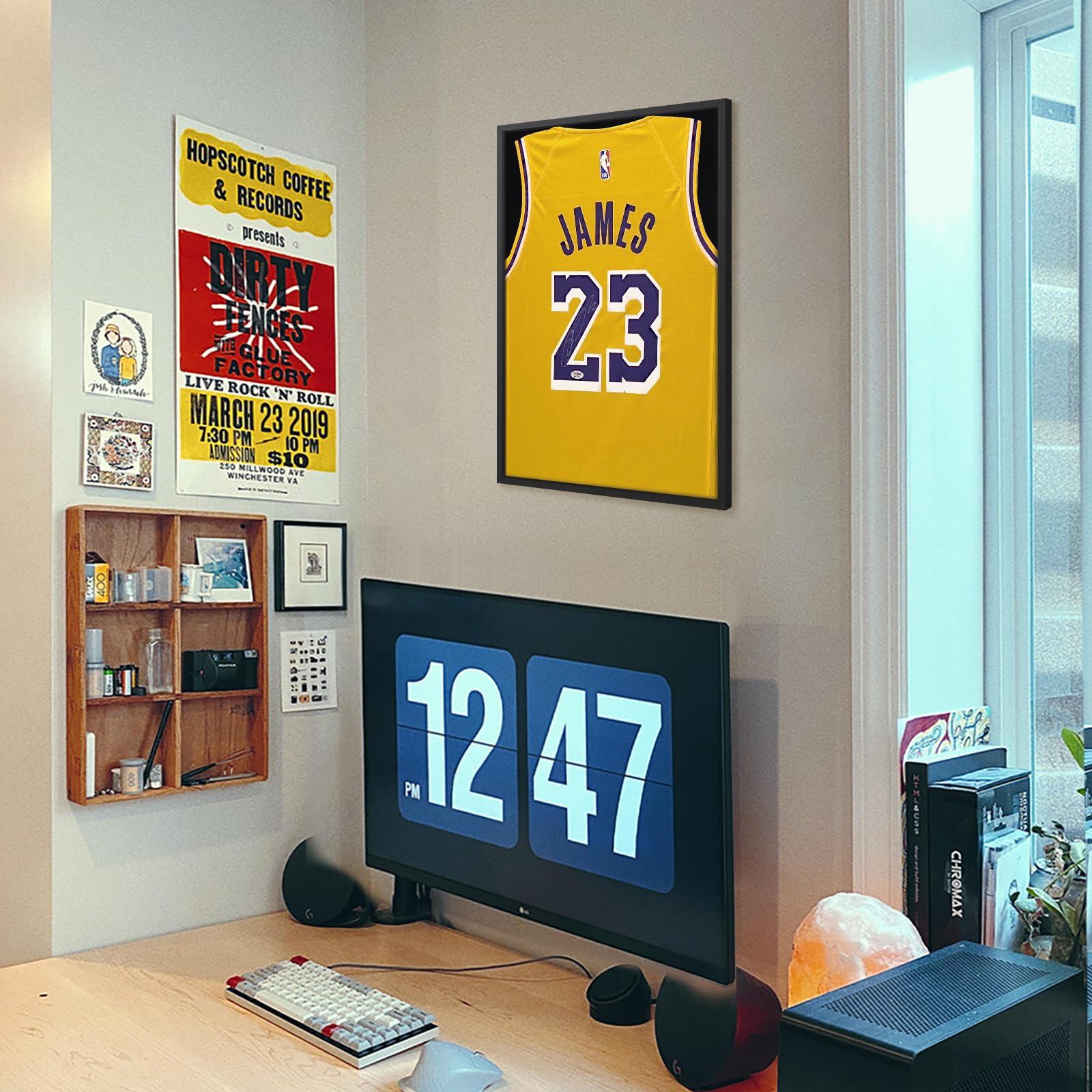 1DOT2 Jersey shadow box is a thoughtful gift for sports fans