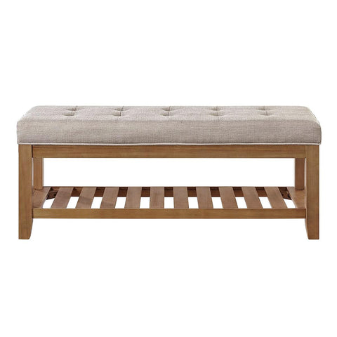 24KF entryway foyer bench provides cozy seating and space to organize