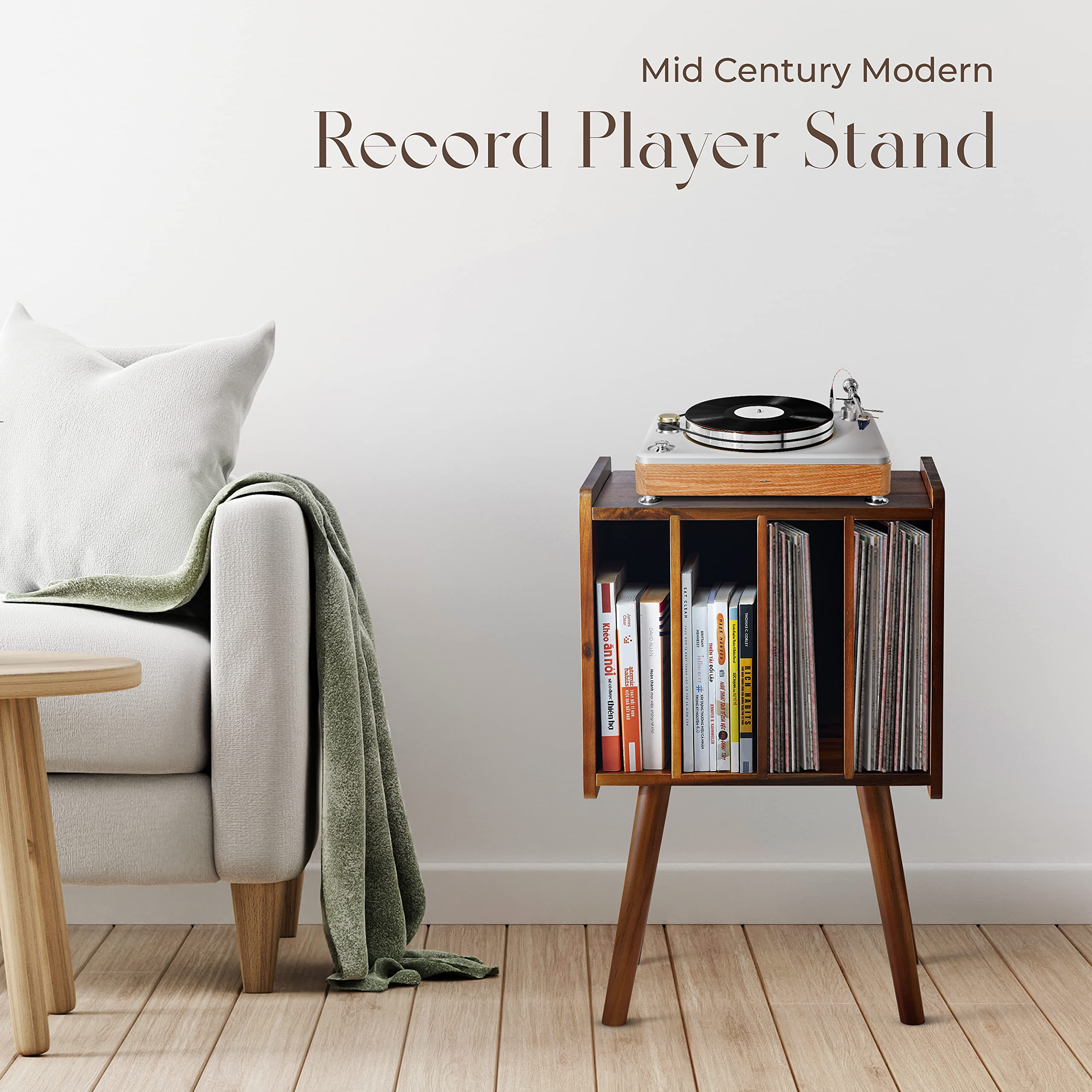 2BHOME anti-slip pads keep records and items in place on the floor.