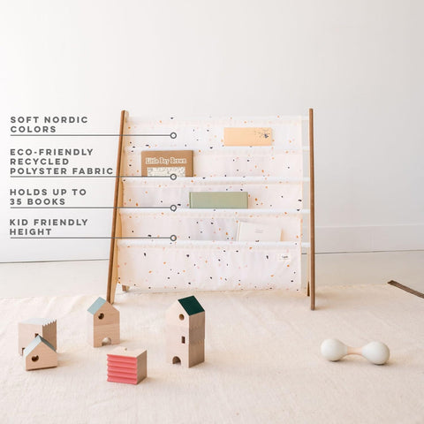 3 Sprouts Kids Bookshelf assembly kit included for fast, tool-free setup